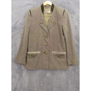 Alphorn Trachtenmode Blazer Jacket Size 38 Bavarian Trachten